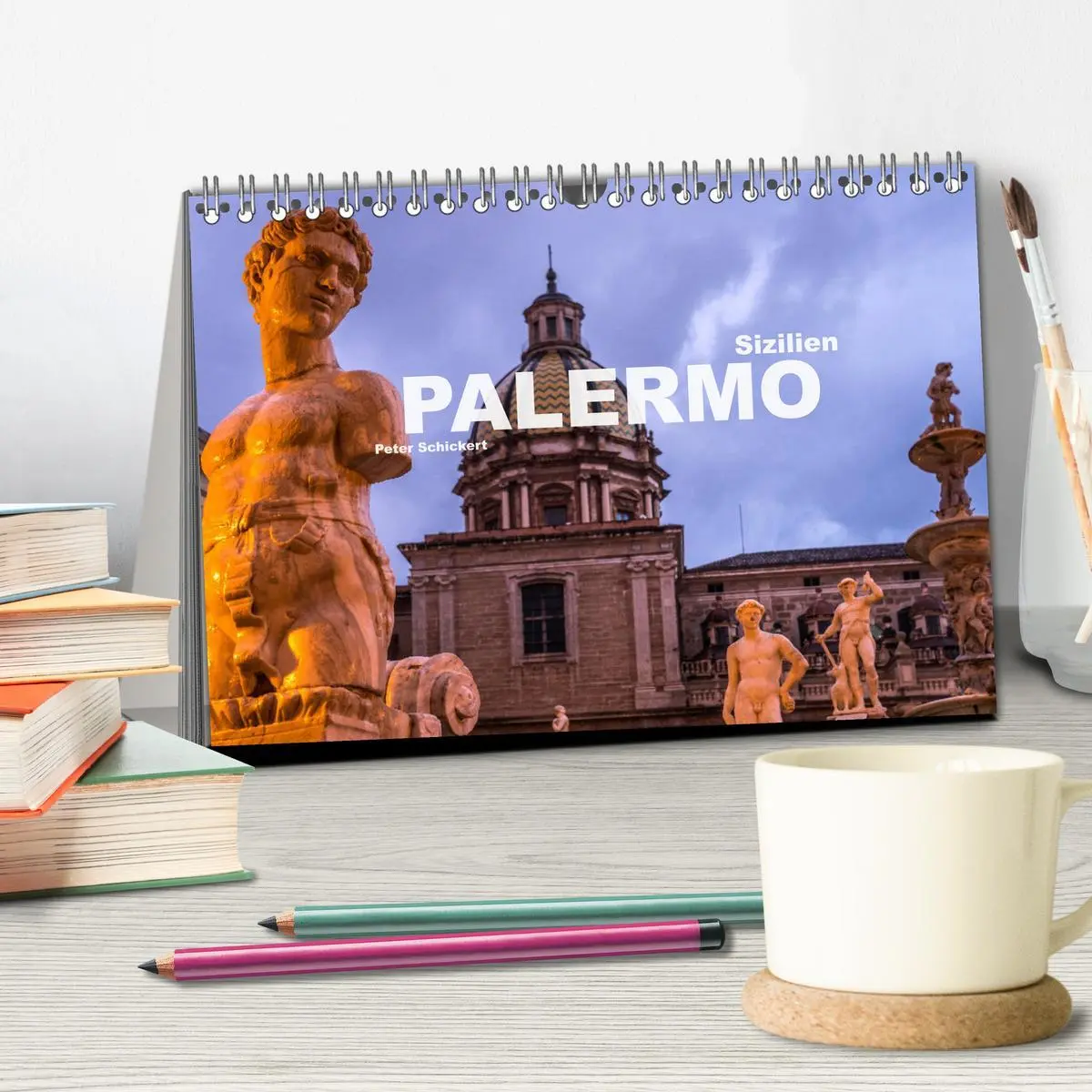 Bild: 9783457740651 | Sizilien - Palermo (Tischkalender 2026 DIN A5 quer), CALVENDO...