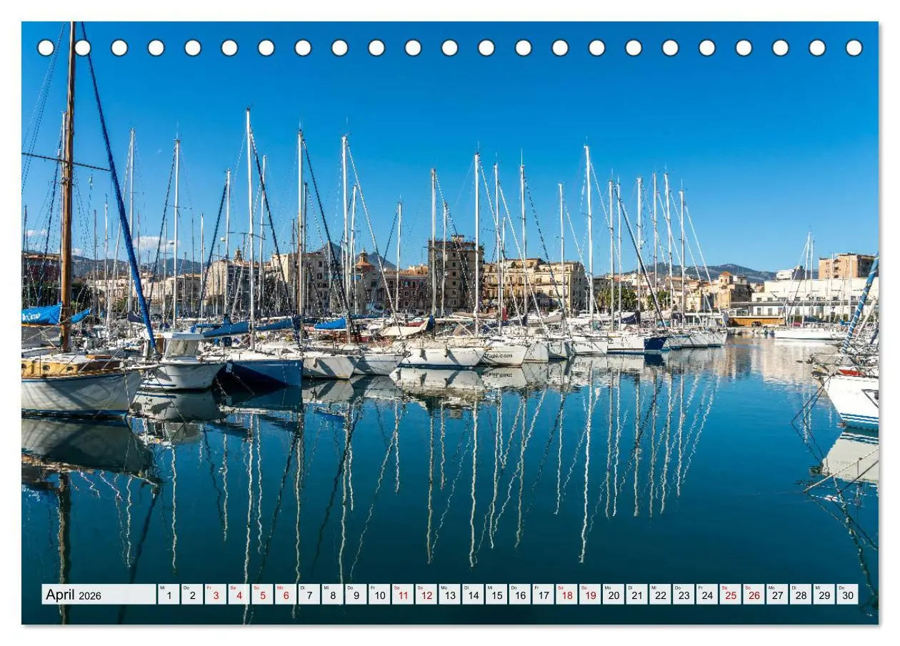 Bild: 9783457740651 | Sizilien - Palermo (Tischkalender 2026 DIN A5 quer), CALVENDO...