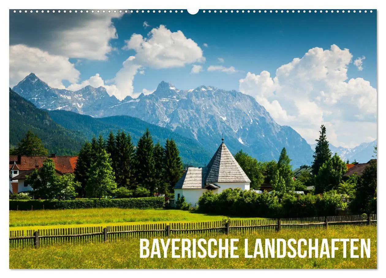 Cover: 9783457810651 | Bayerische Landschaften (Wandkalender 2026 DIN A2 quer), CALVENDO...