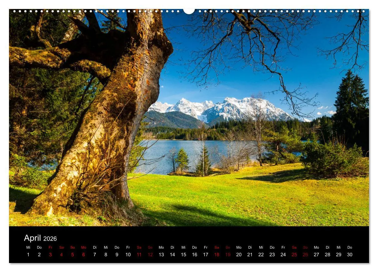 Bild: 9783457810651 | Bayerische Landschaften (Wandkalender 2026 DIN A2 quer), CALVENDO...