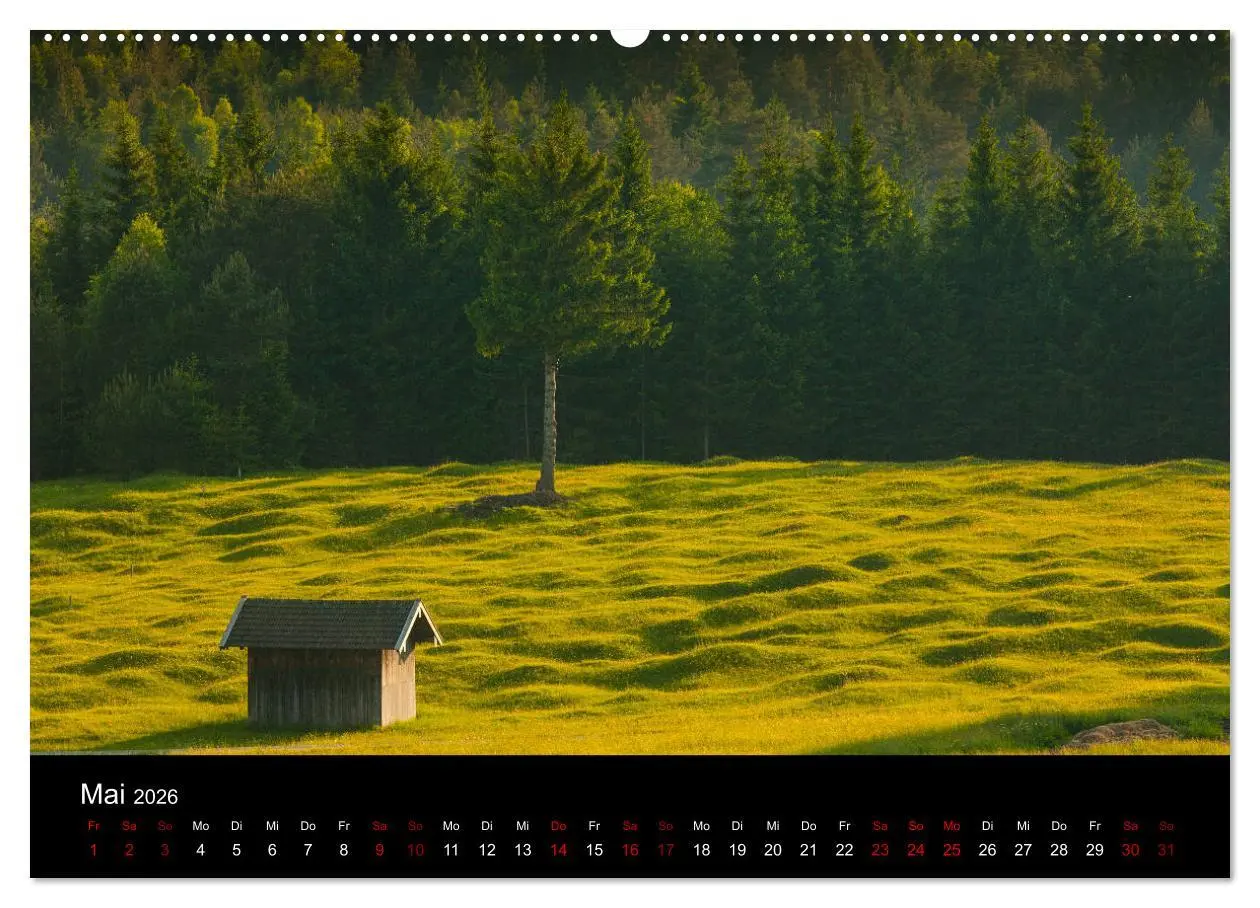 Bild: 9783457810651 | Bayerische Landschaften (Wandkalender 2026 DIN A2 quer), CALVENDO...