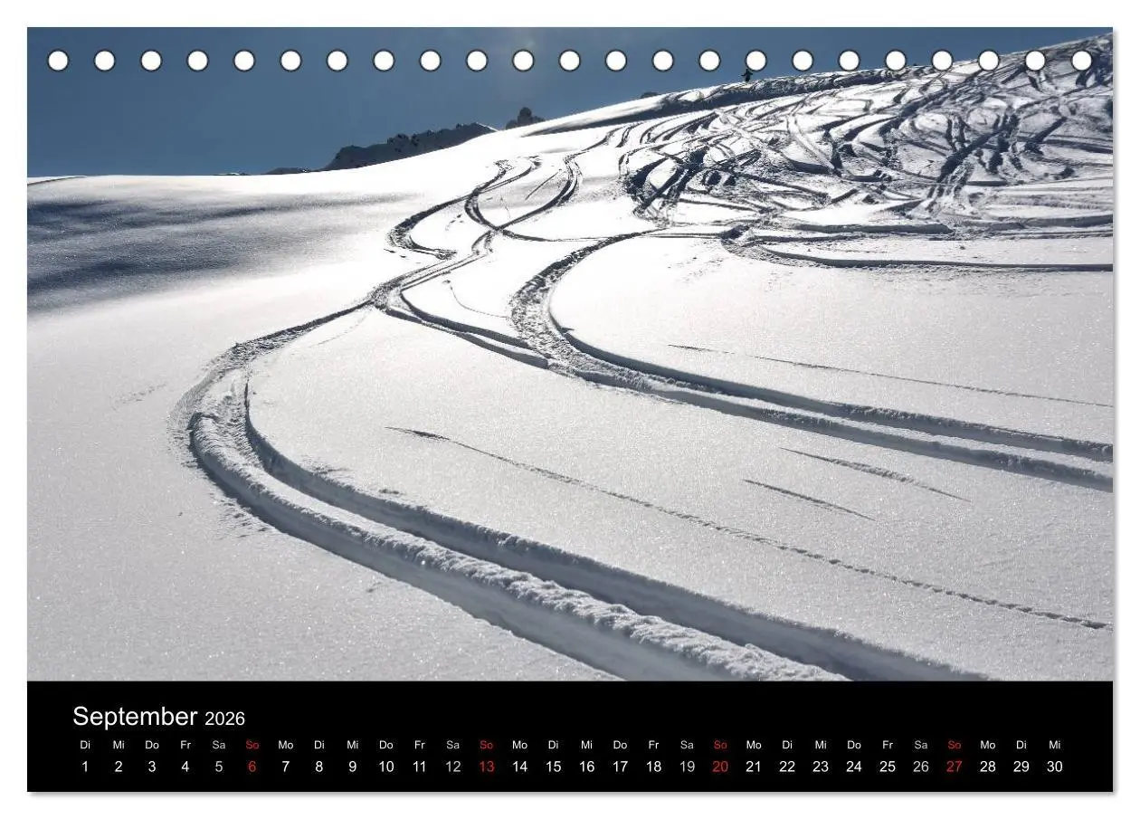 Bild: 9783516140651 | Die Seiser Alm im Winter (Tischkalender 2026 DIN A5 quer), CALVENDO...