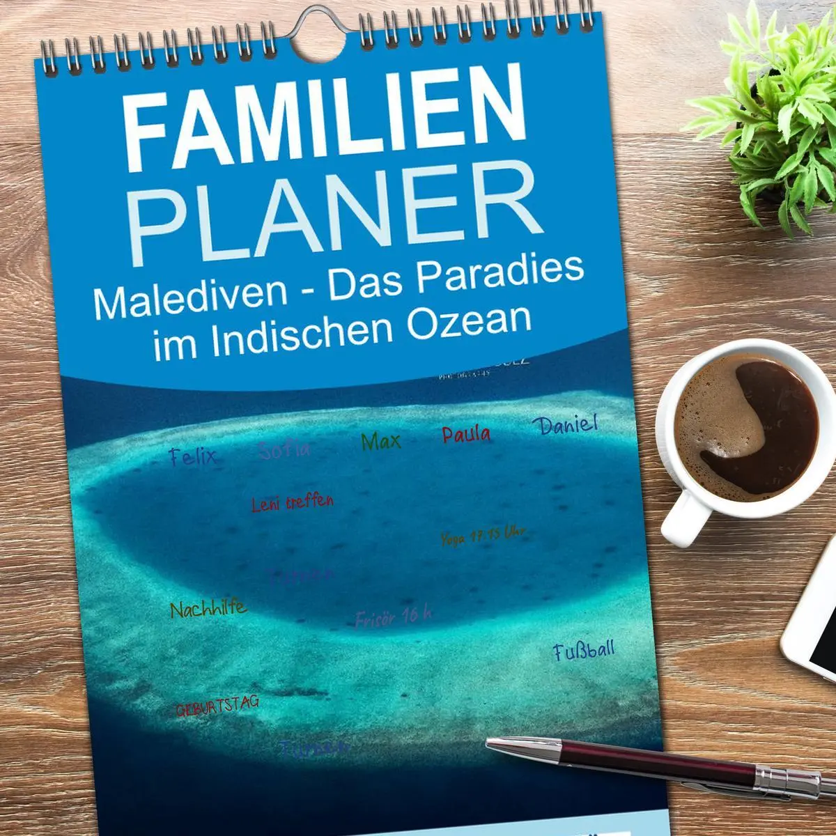 Bild: 9783516520651 | Familienplaner 2026 - Malediven - Das Paradies im Indischen Ozean...