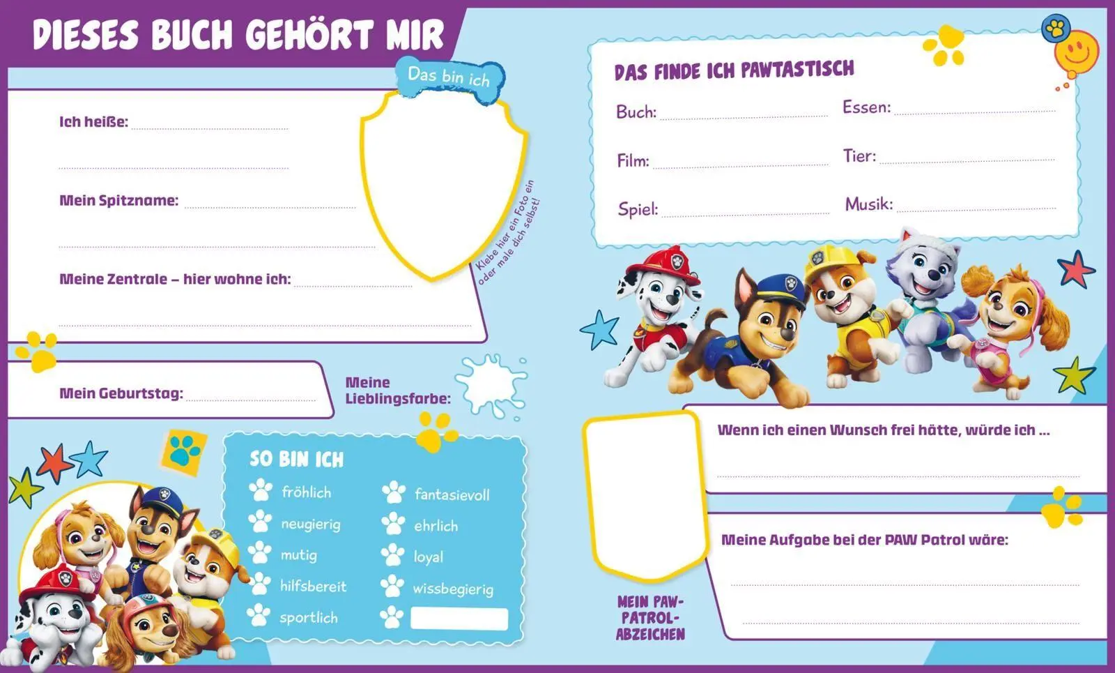Bild: 9783845130651 | PAW Patrol Mitmachbuch: Mein Freundebuch | Buch | 64 S. | Deutsch