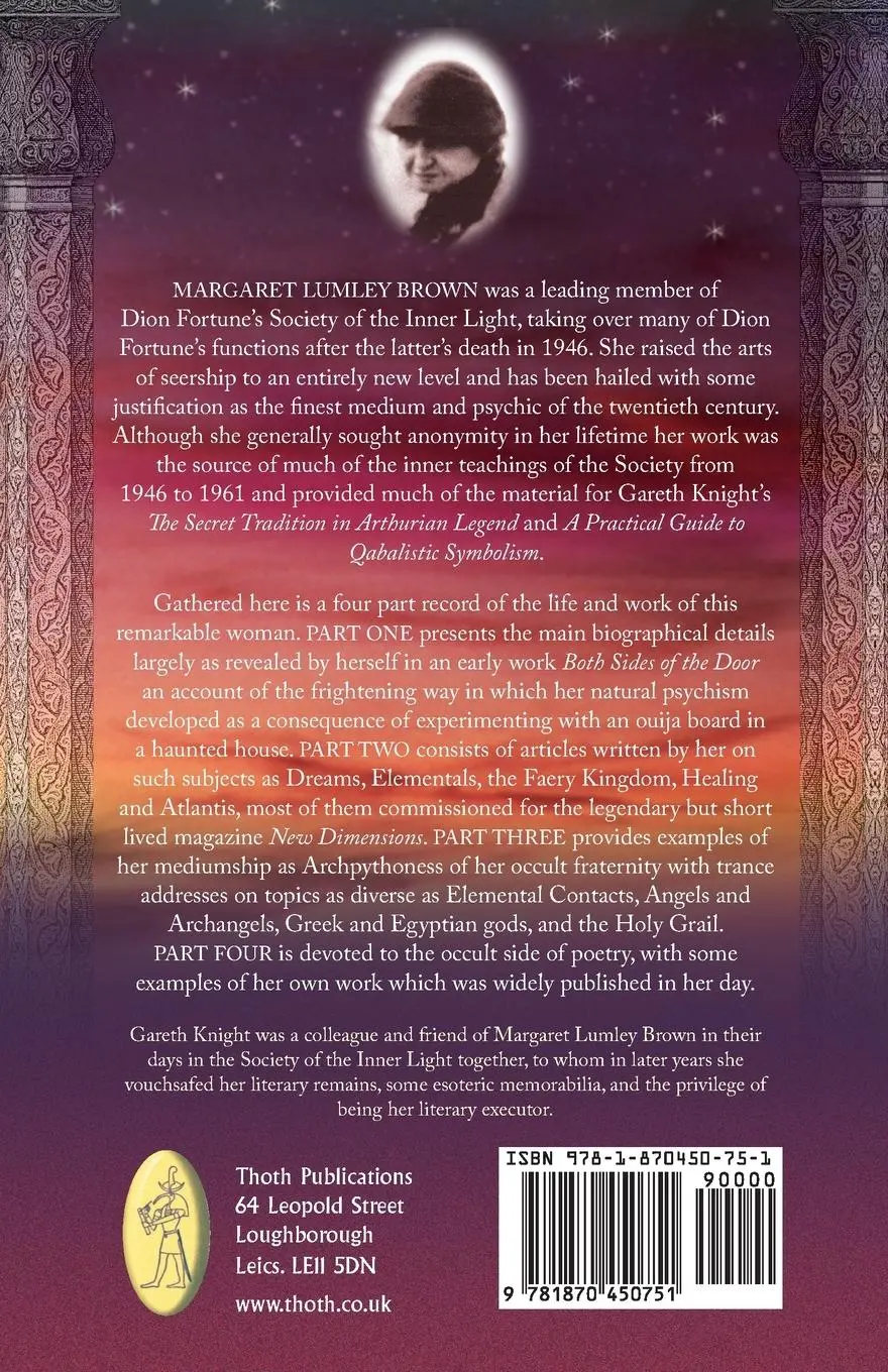 Rückseite: 9781870450751 | PYTHONESS | The Life and Work of Margaret Lumbly Brown | Gareth Knight