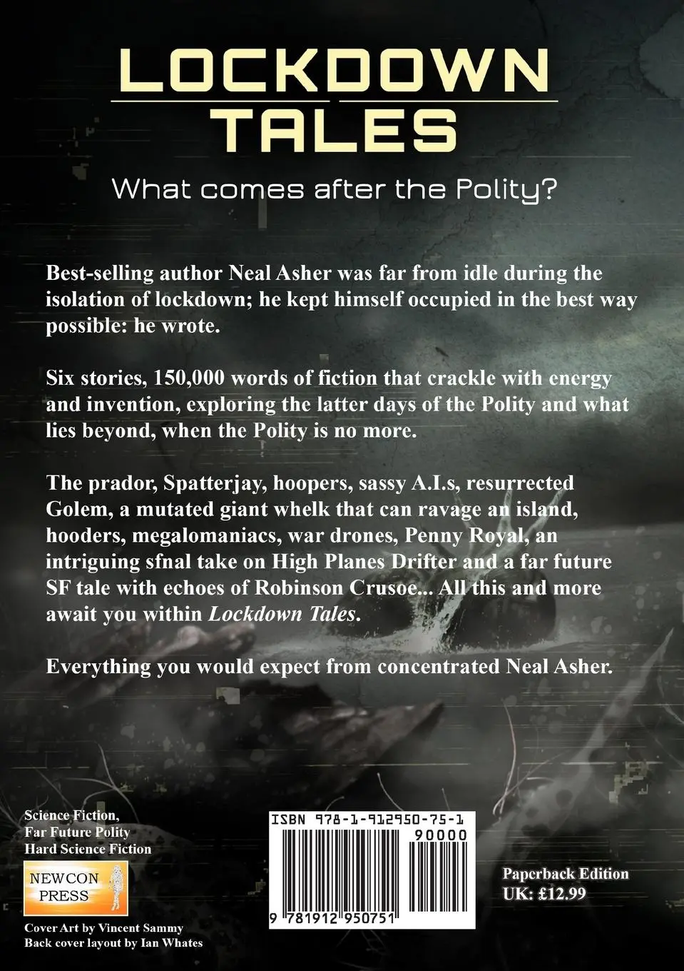 Rückseite: 9781912950751 | Lockdown Tales | Neal Asher | Taschenbuch | Englisch | 2020