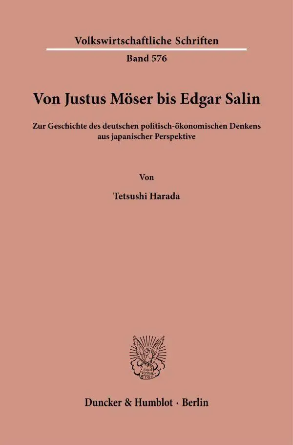 Von Justus Möser bis Edgar Salin