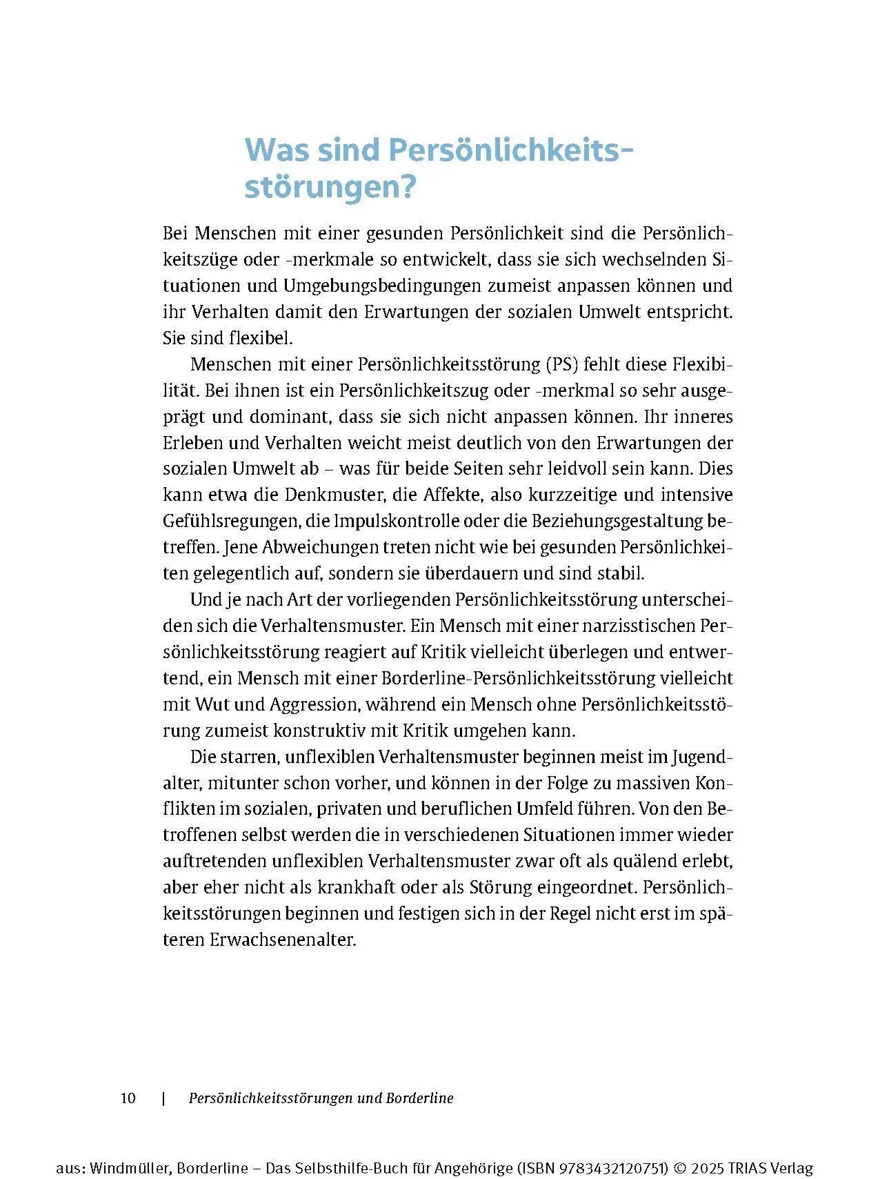 Bild: 9783432120751 | Borderline - Das Selbsthilfe-Buch für Angehörige | Christa Windmüller