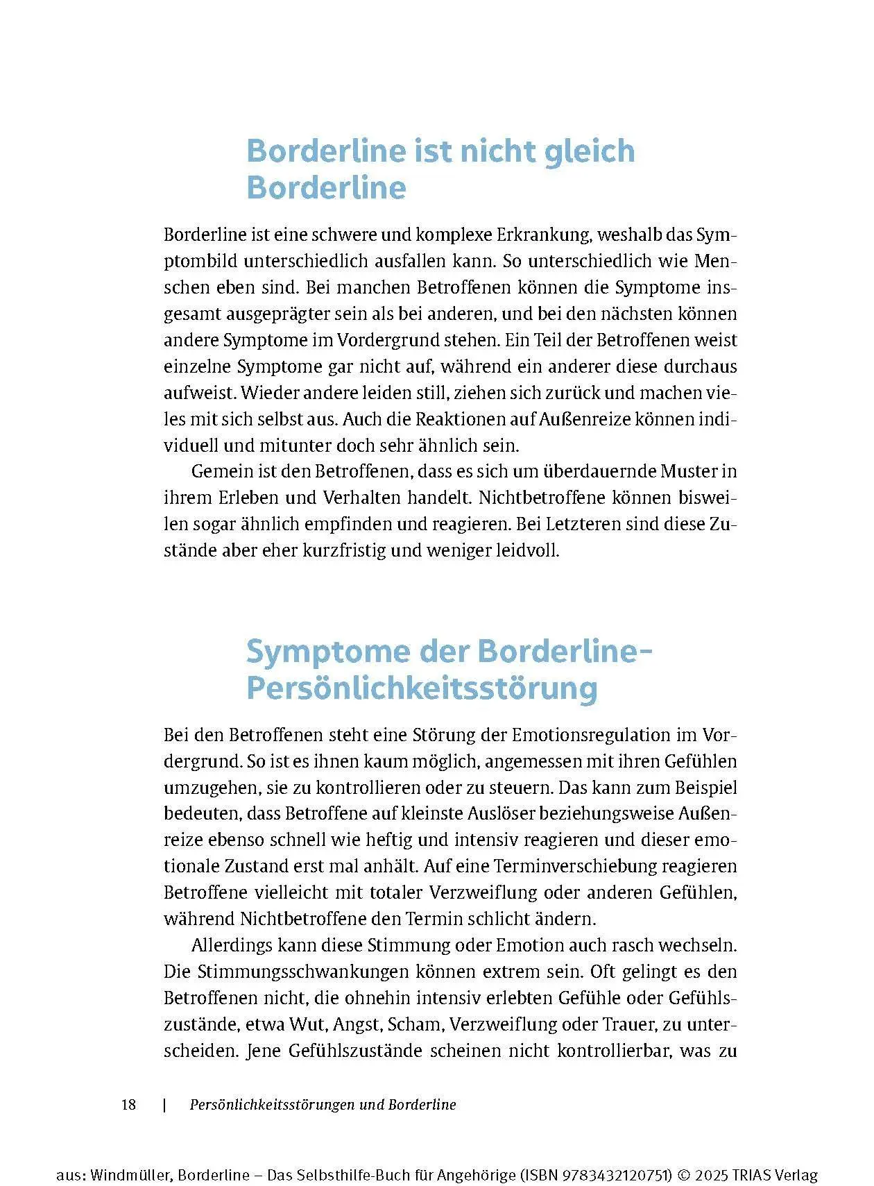 Bild: 9783432120751 | Borderline - Das Selbsthilfe-Buch für Angehörige | Christa Windmüller