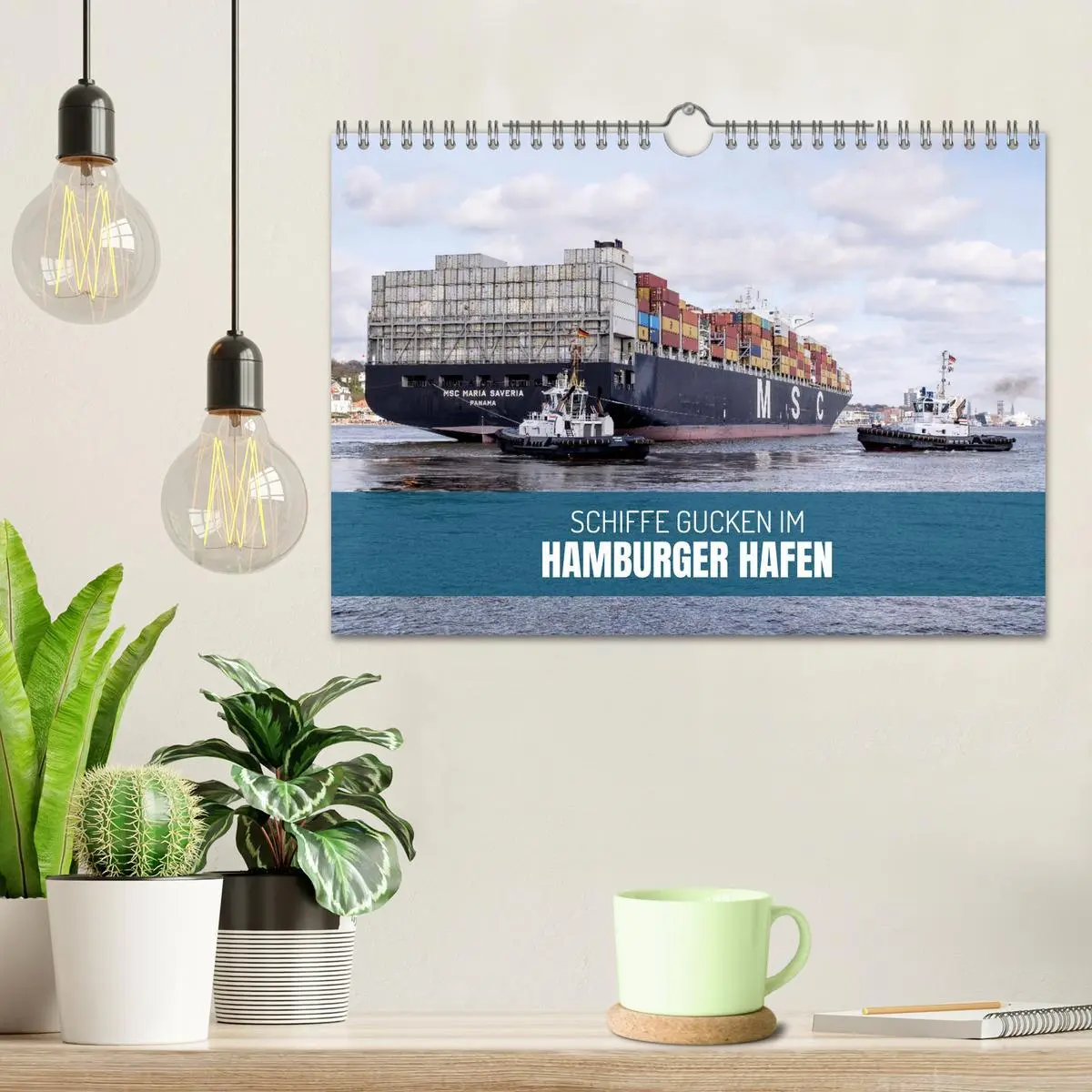 Bild: 9783457350751 | Schiffe gucken im Hamburger Hafen (Wandkalender 2026 DIN A4 quer),...