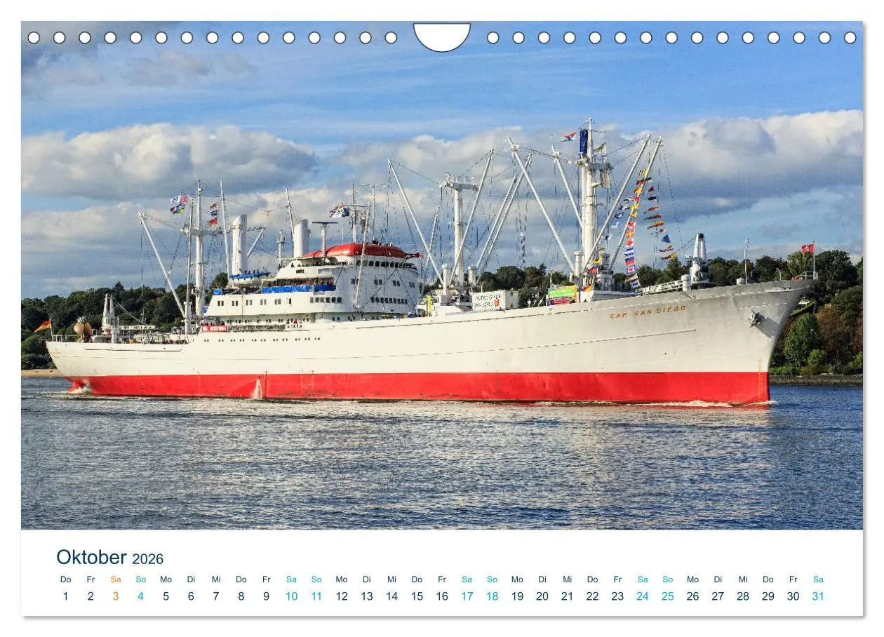 Bild: 9783457350751 | Schiffe gucken im Hamburger Hafen (Wandkalender 2026 DIN A4 quer),...