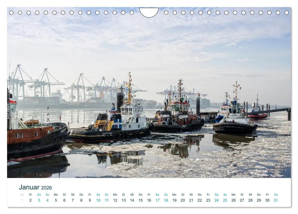 Bild: 9783457350751 | Schiffe gucken im Hamburger Hafen (Wandkalender 2026 DIN A4 quer),...