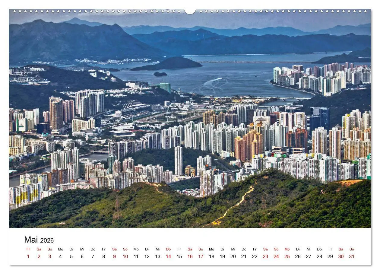 Bild: 9783457730751 | Megacity Hong Kong (Wandkalender 2026 DIN A2 quer), CALVENDO...