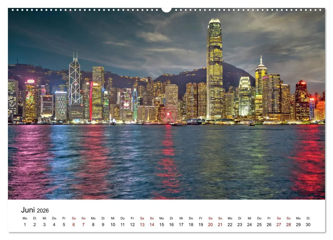 Bild: 9783457730751 | Megacity Hong Kong (Wandkalender 2026 DIN A2 quer), CALVENDO...