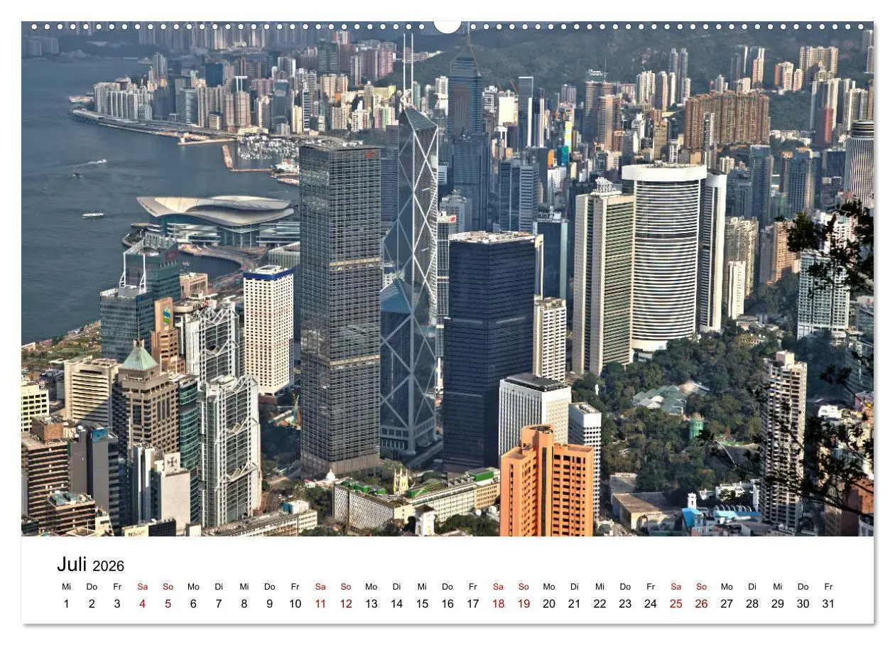Bild: 9783457730751 | Megacity Hong Kong (Wandkalender 2026 DIN A2 quer), CALVENDO...