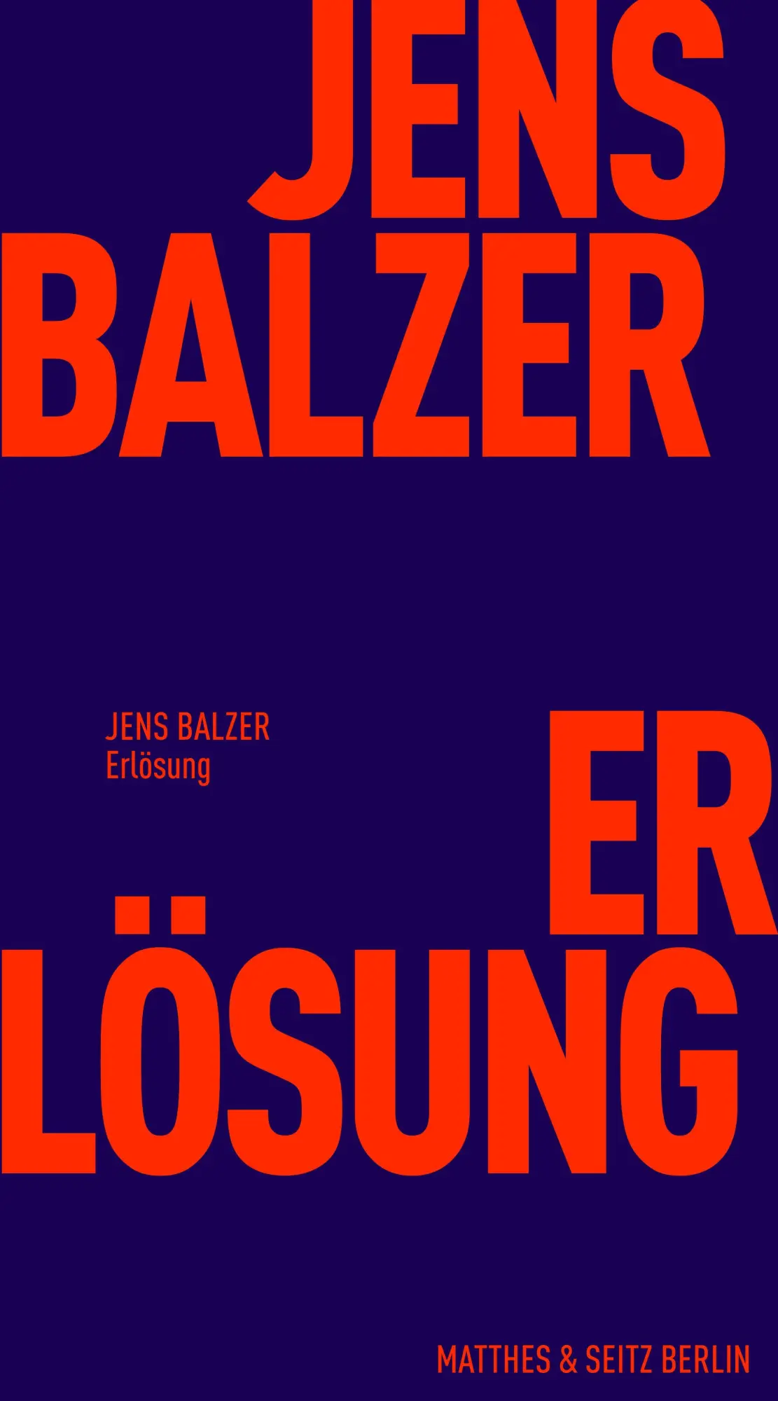 Cover: 9783751830751 | Erlösung | Jens Balzer | Taschenbuch | Fröhliche Wissenschaft | 120 S.