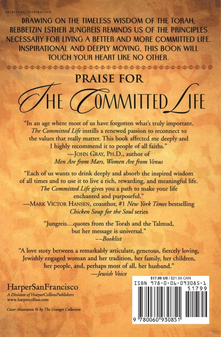 Rückseite: 9780060930851 | The Committed Life | Principles for Good Living from Our Timeless Past