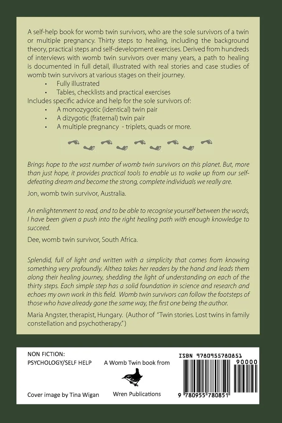 Rückseite: 9780955780851 | A Healing Path for Womb Twin Survivors | Althea Margaret Hayton | Buch