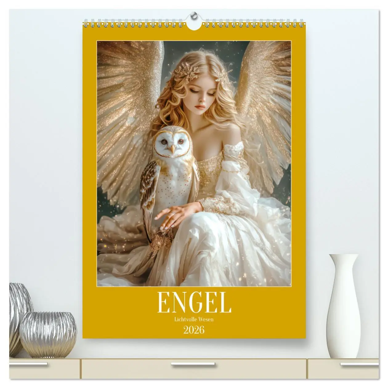 Cover: 9783457270851 | Engel - Lichtvolle Wesen (hochwertiger Premium Wandkalender 2026...