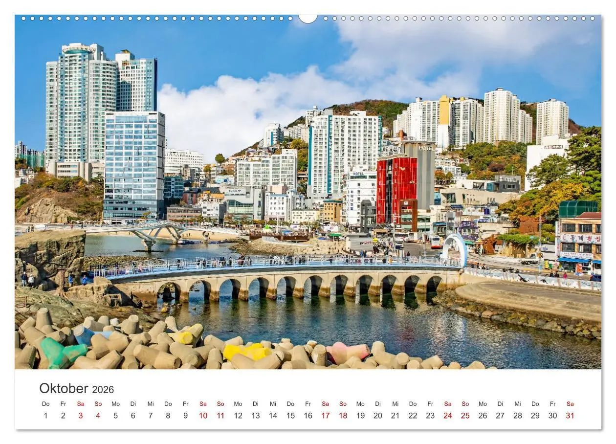 Bild: 9783457410851 | Busan - Hafenstadt in Südkorea (hochwertiger Premium Wandkalender...