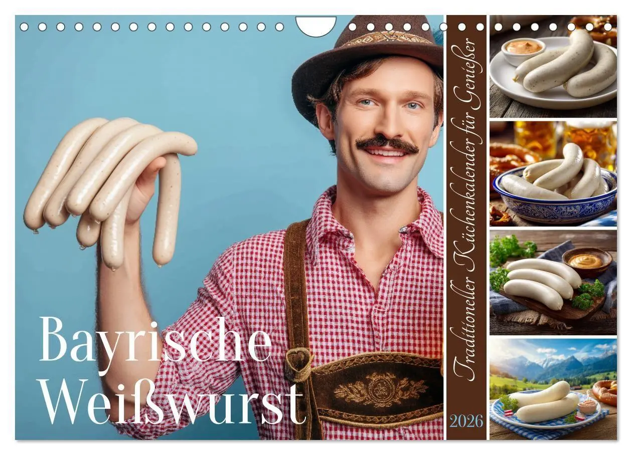 Cover: 9783516670851 | Bayrische Weißwurst - Traditioneller Küchenkalender für Genießer...
