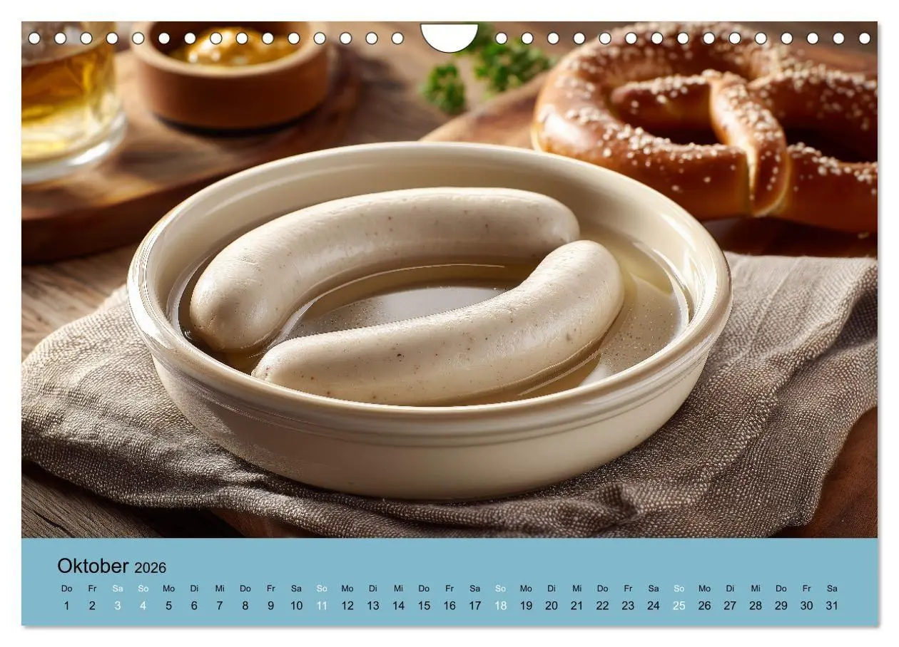 Bild: 9783516670851 | Bayrische Weißwurst - Traditioneller Küchenkalender für Genießer...