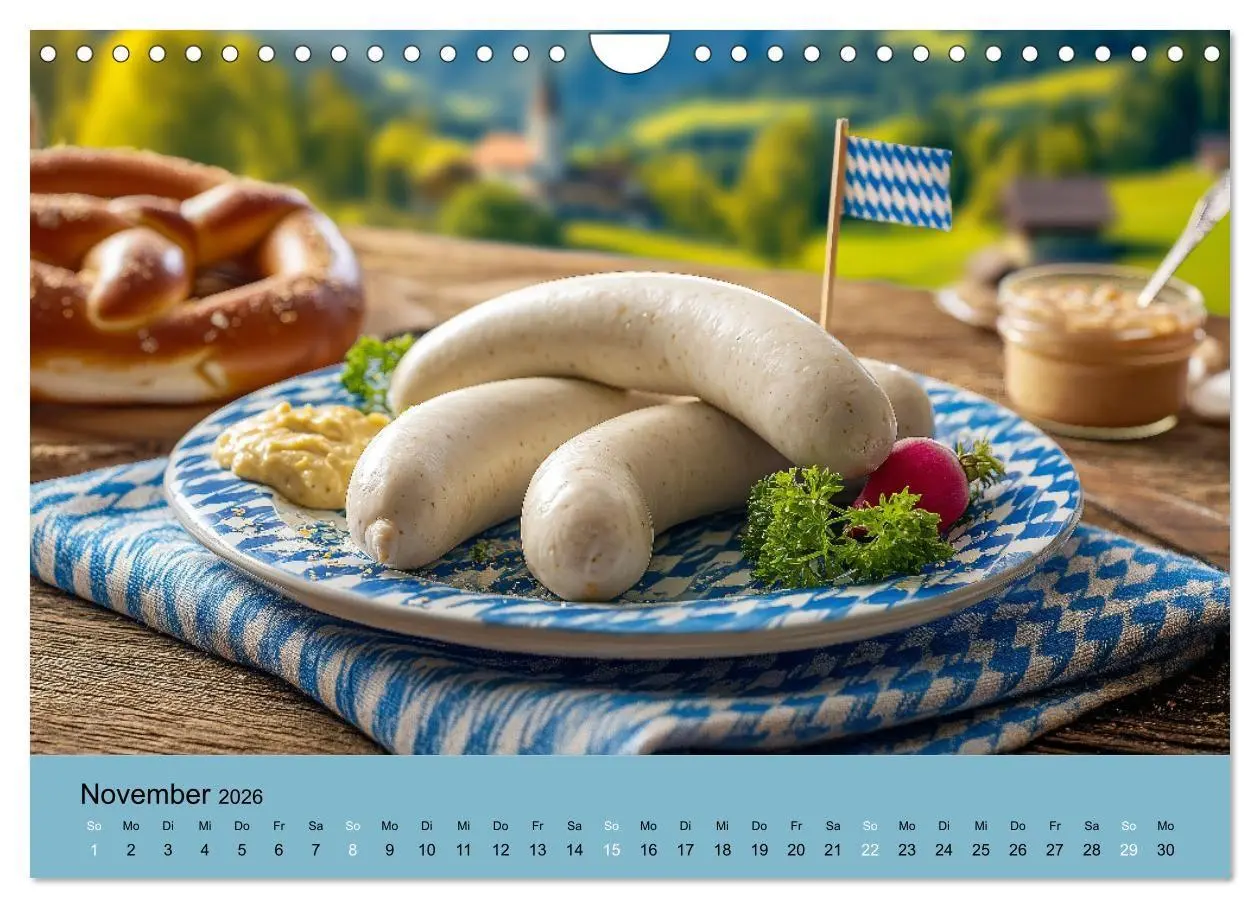 Bild: 9783516670851 | Bayrische Weißwurst - Traditioneller Küchenkalender für Genießer...