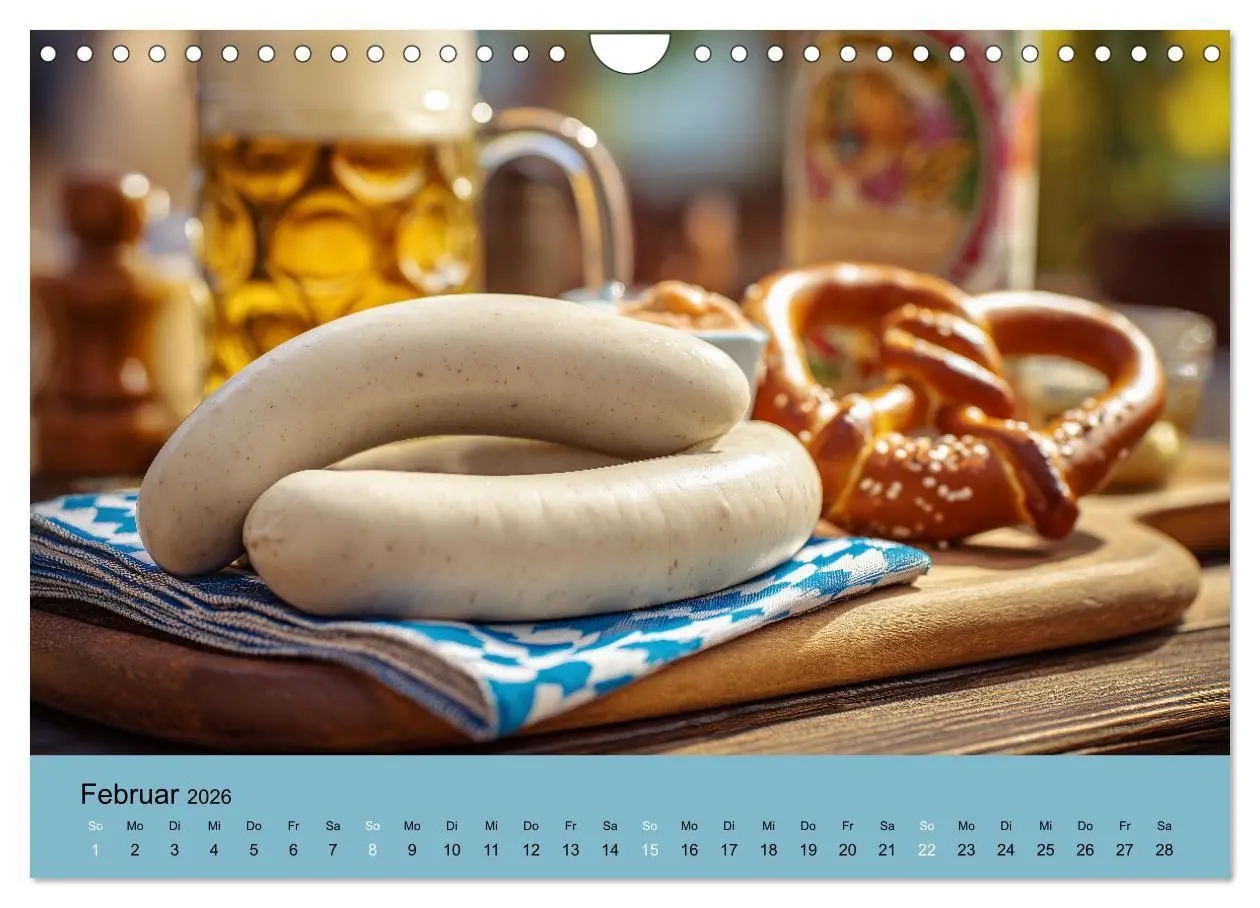 Bild: 9783516670851 | Bayrische Weißwurst - Traditioneller Küchenkalender für Genießer...