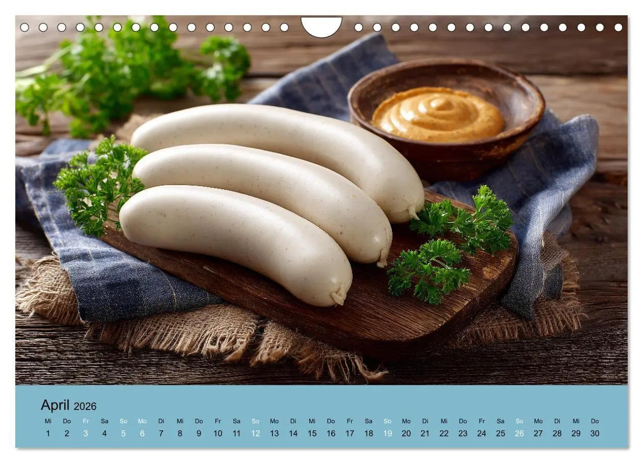 Bild: 9783516670851 | Bayrische Weißwurst - Traditioneller Küchenkalender für Genießer...