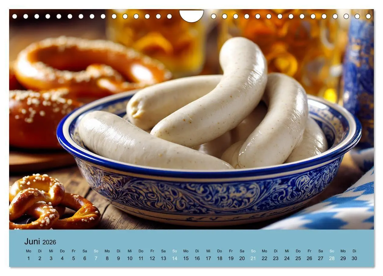 Bild: 9783516670851 | Bayrische Weißwurst - Traditioneller Küchenkalender für Genießer...