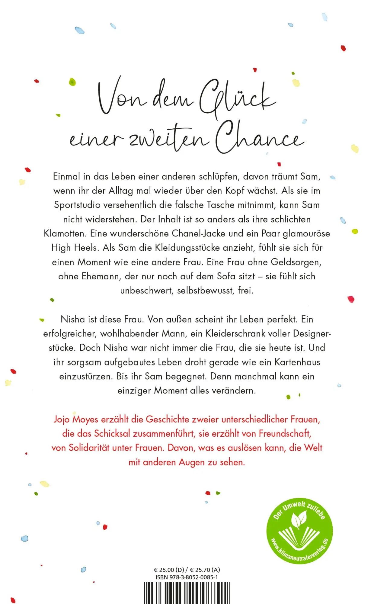 Rückseite: 9783805200851 | Mein Leben in deinem | SPIEGEL Bestseller Platz 1 | Jojo Moyes | Buch