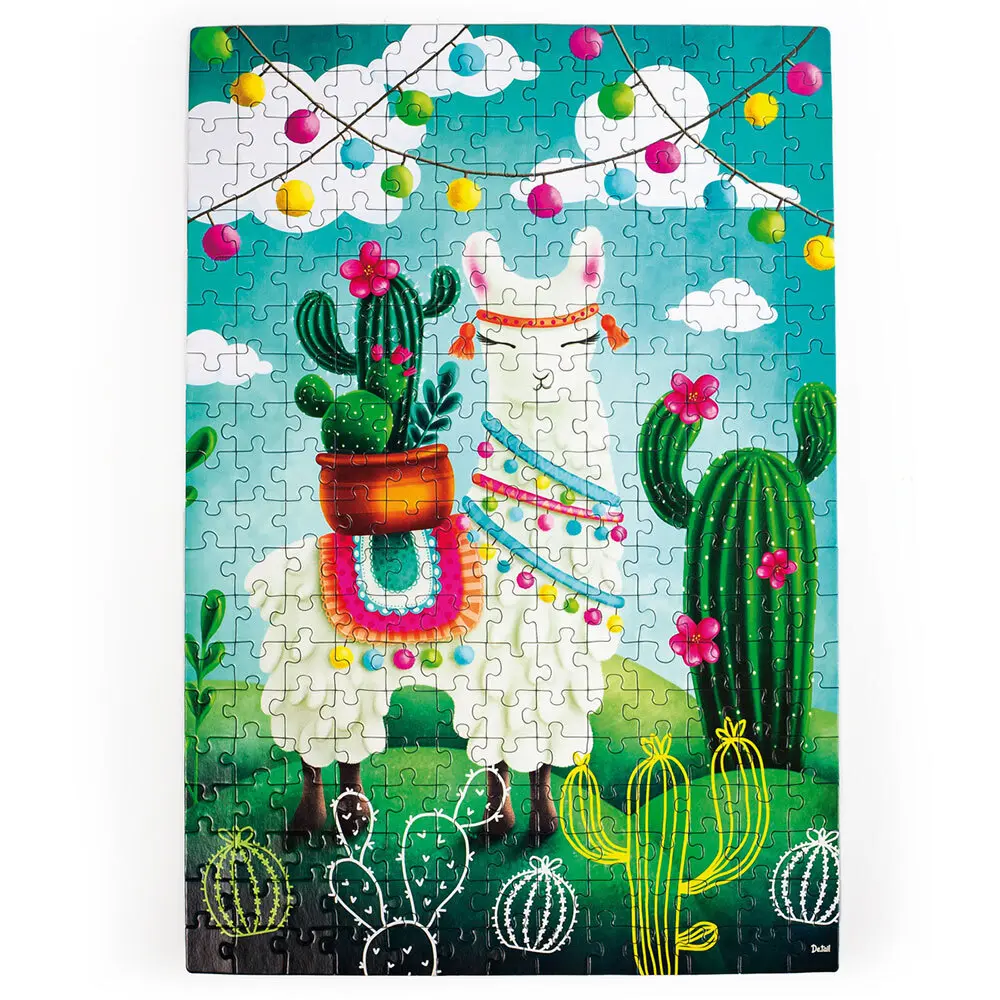 Bild: 5903858960951 | Puzzle Lama Cutie DT200-02 | PL ES PT RU BY | Spiel | Kartonverpackung