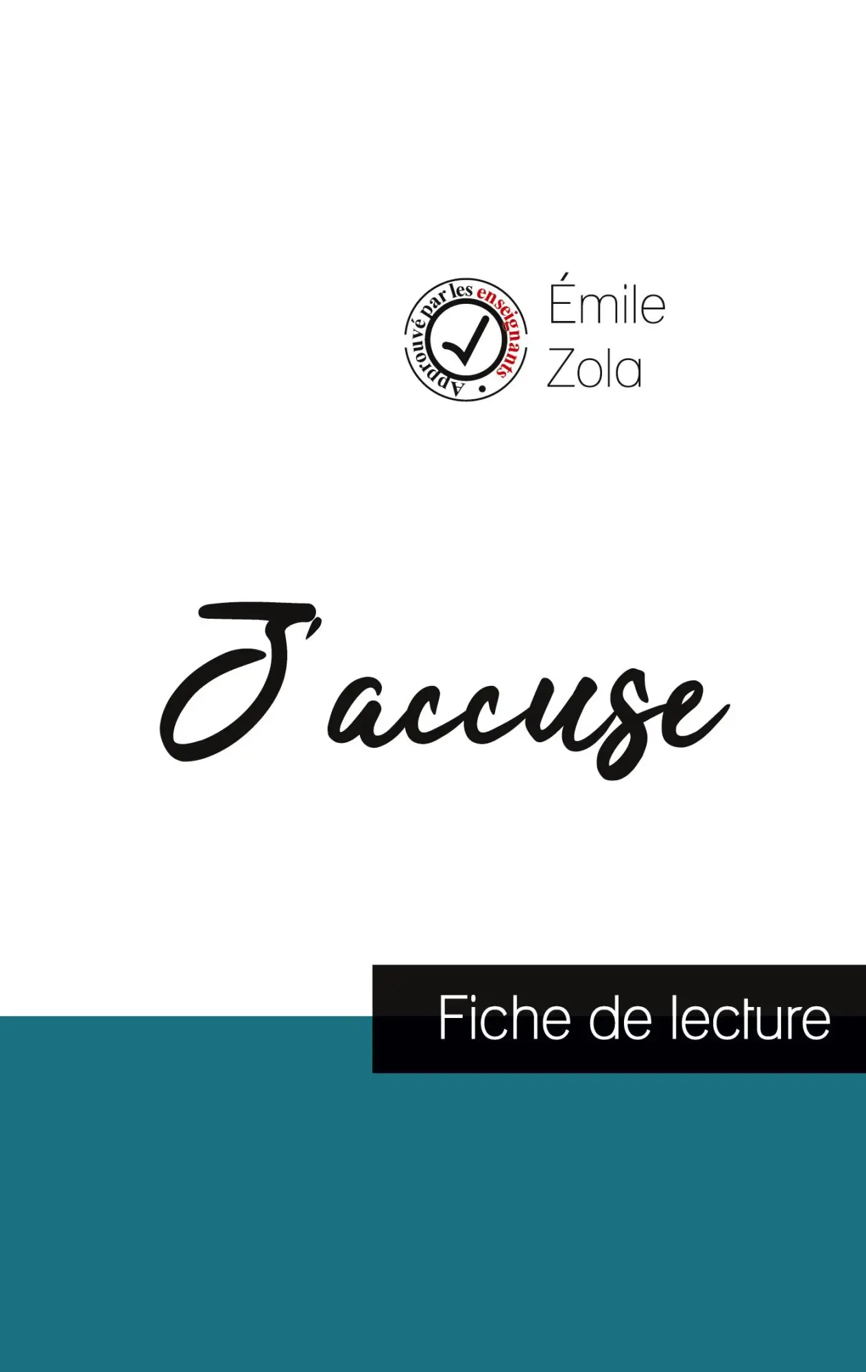 Cover: 9782759310951 | J'accuse de Émile Zola (fiche de lecture et analyse complète de...