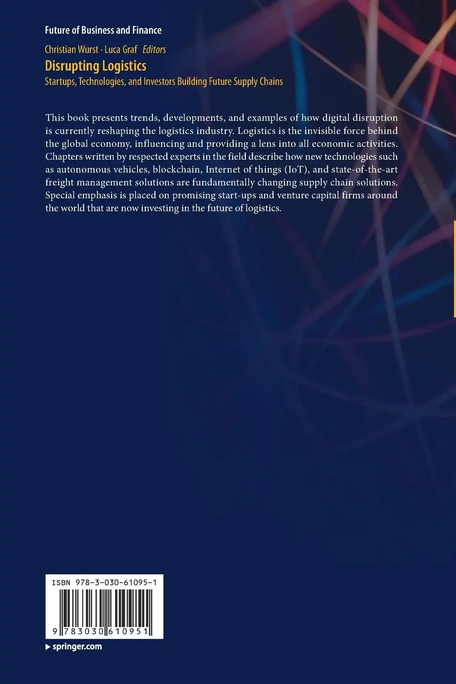 Rückseite: 9783030610951 | Disrupting Logistics | Luca Graf (u. a.) | Taschenbuch | viii | 2022