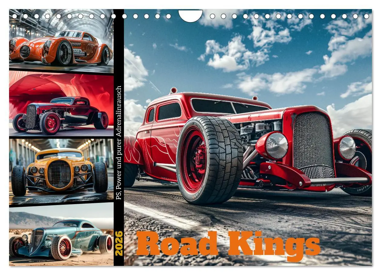 Cover: 9783457260951 | Road Kings (Wandkalender 2026 DIN A4 quer), CALVENDO Monatskalender