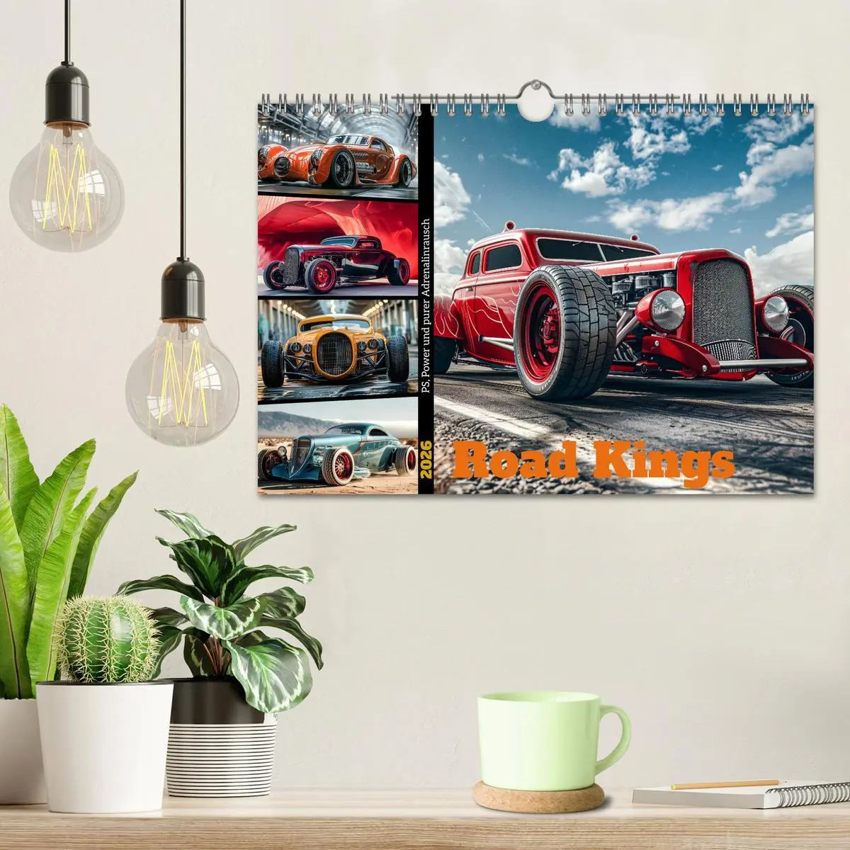 Bild: 9783457260951 | Road Kings (Wandkalender 2026 DIN A4 quer), CALVENDO Monatskalender