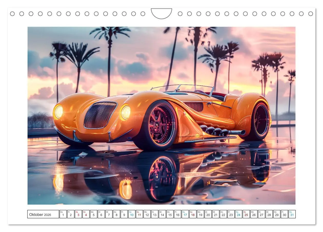 Bild: 9783457260951 | Road Kings (Wandkalender 2026 DIN A4 quer), CALVENDO Monatskalender