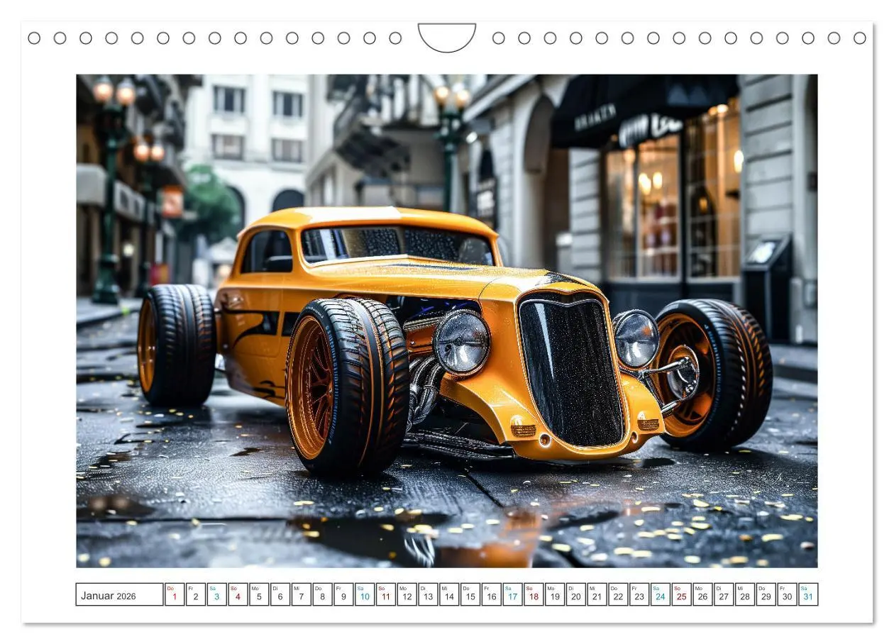 Bild: 9783457260951 | Road Kings (Wandkalender 2026 DIN A4 quer), CALVENDO Monatskalender