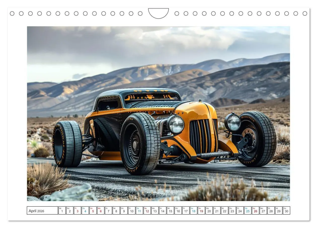 Bild: 9783457260951 | Road Kings (Wandkalender 2026 DIN A4 quer), CALVENDO Monatskalender