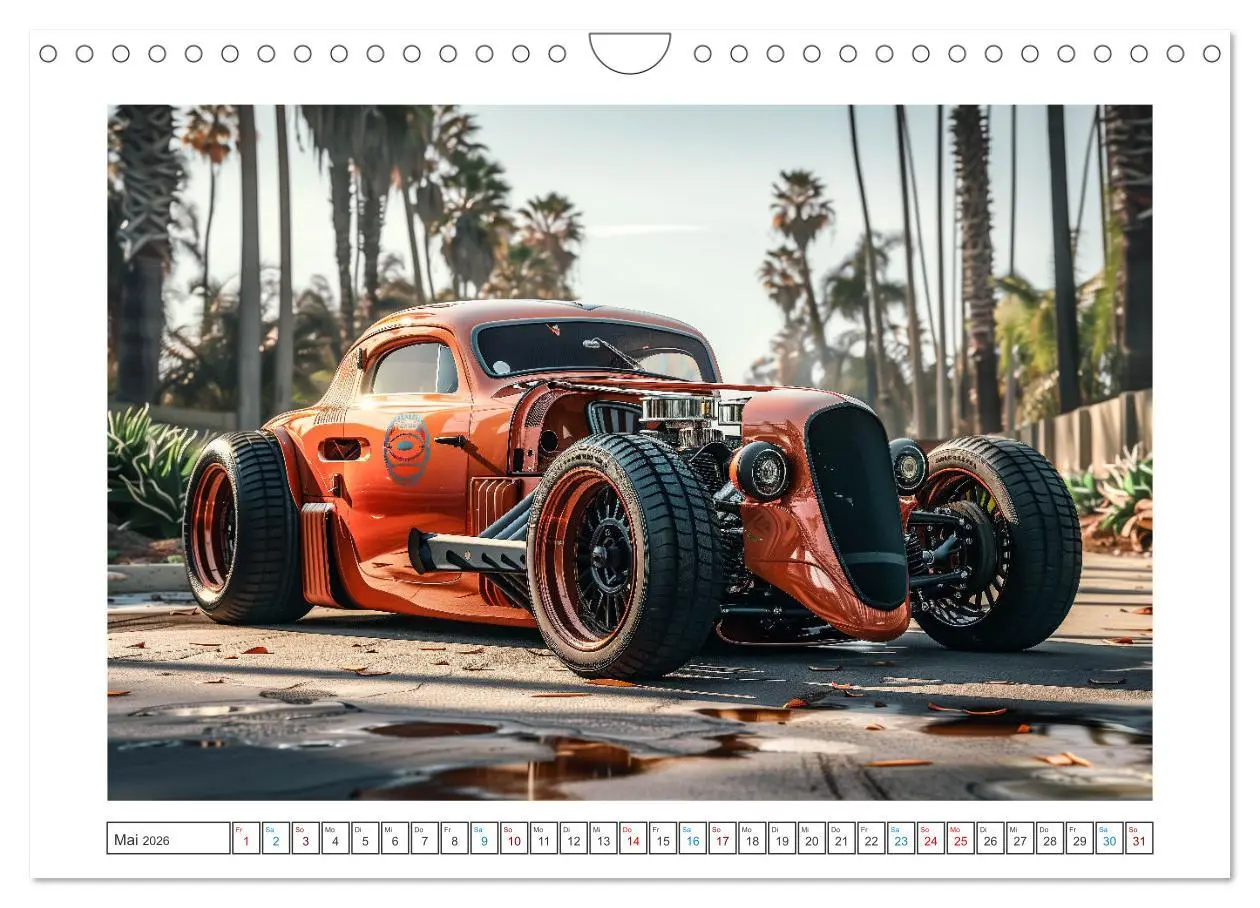 Bild: 9783457260951 | Road Kings (Wandkalender 2026 DIN A4 quer), CALVENDO Monatskalender