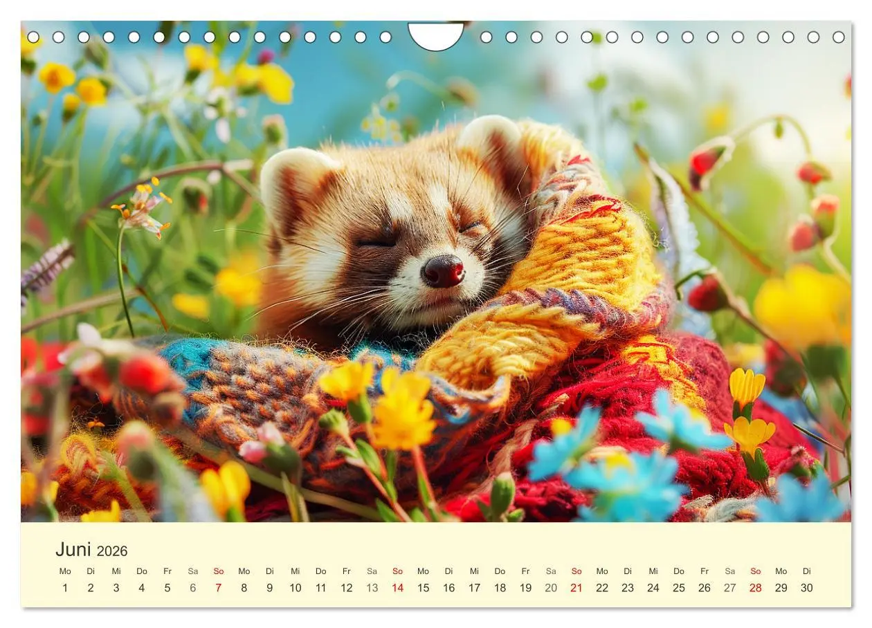 Bild: 9783457330951 | Kecke Marder. Charmante und niedliche Fashion-Ikonen (Wandkalender...