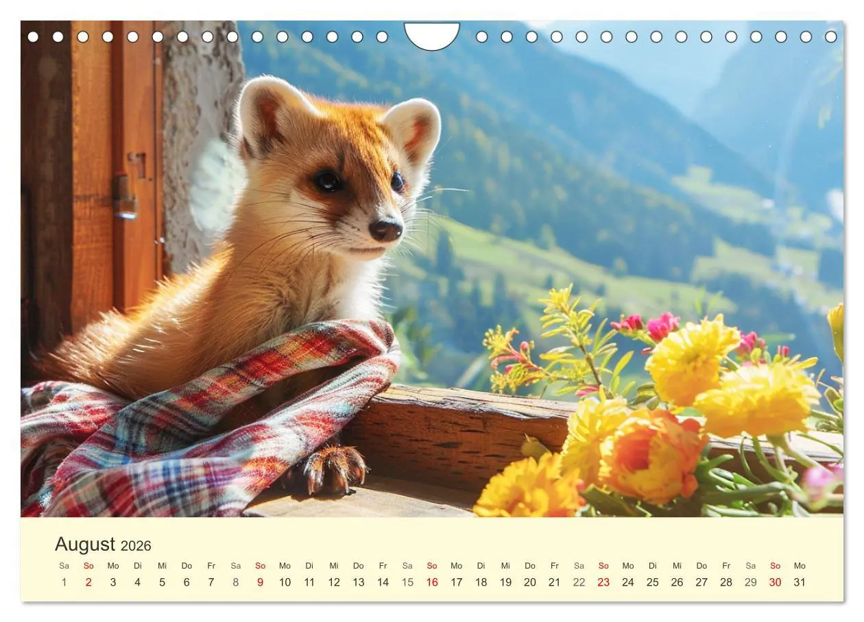 Bild: 9783457330951 | Kecke Marder. Charmante und niedliche Fashion-Ikonen (Wandkalender...