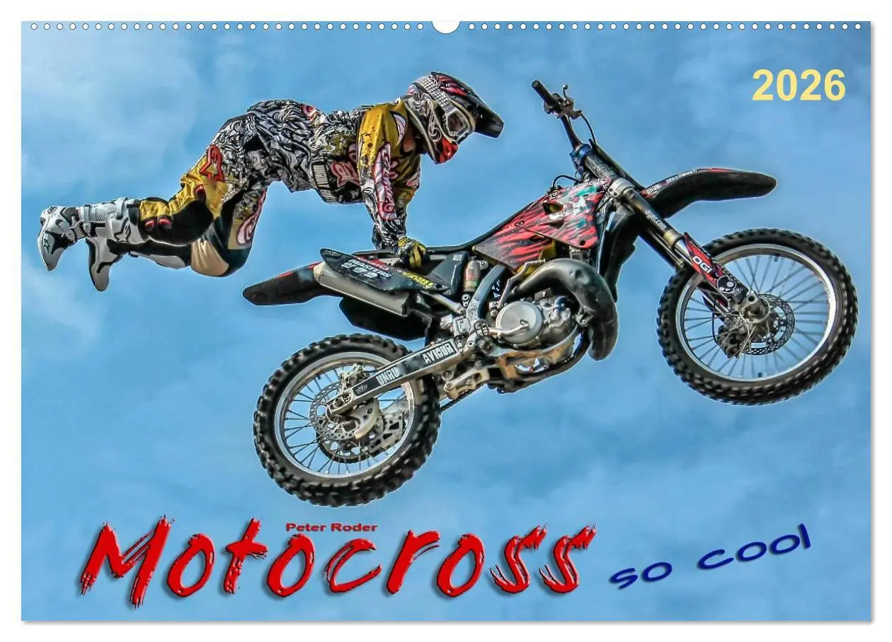 Cover: 9783457950951 | Motocross - so cool (Wandkalender 2026 DIN A2 quer), CALVENDO...
