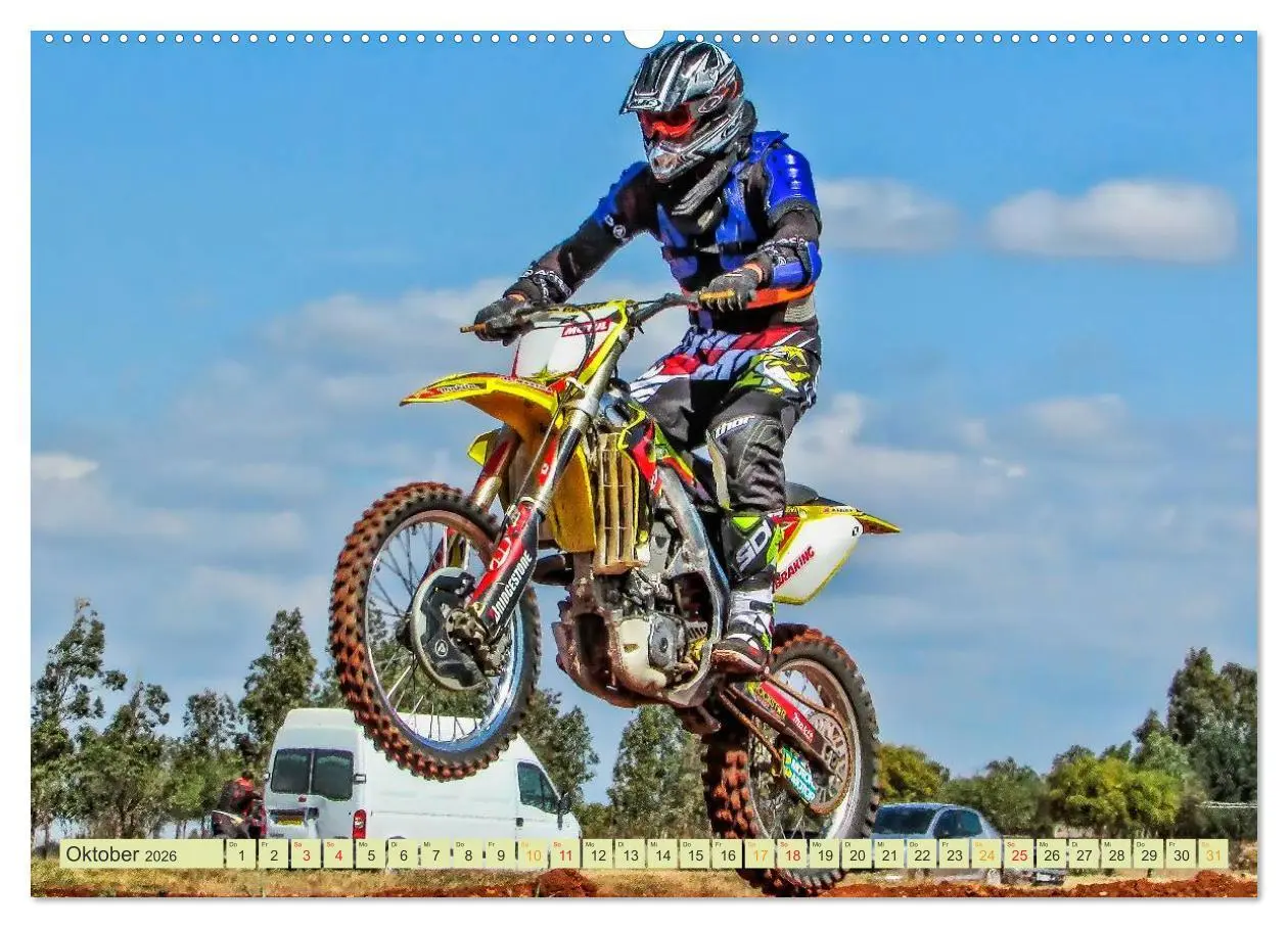 Bild: 9783457950951 | Motocross - so cool (Wandkalender 2026 DIN A2 quer), CALVENDO...