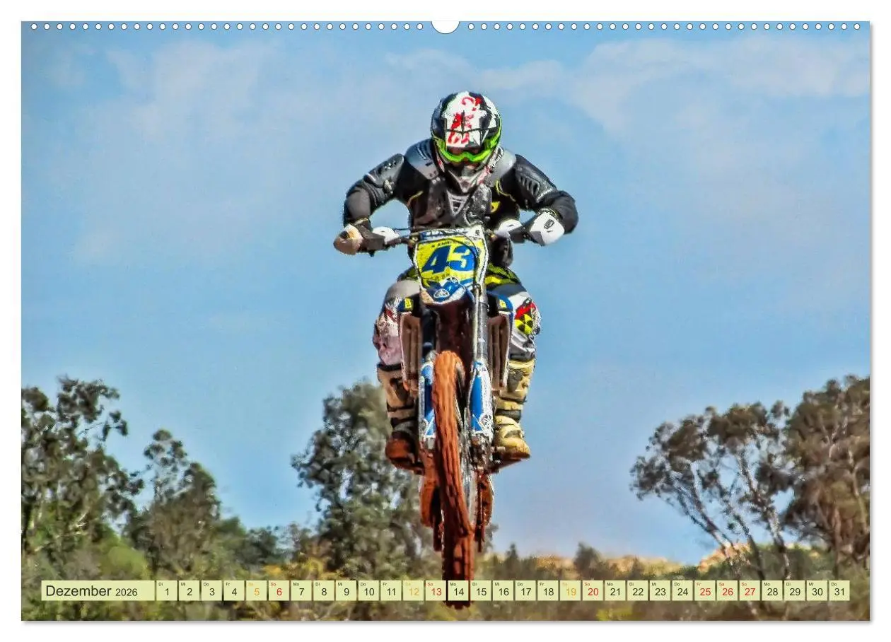 Bild: 9783457950951 | Motocross - so cool (Wandkalender 2026 DIN A2 quer), CALVENDO...