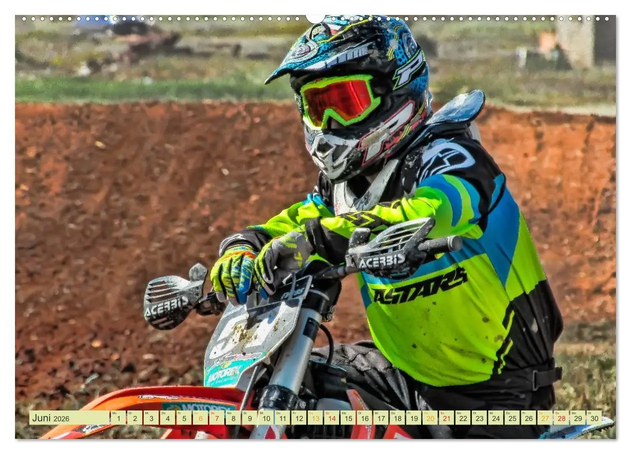 Bild: 9783457950951 | Motocross - so cool (Wandkalender 2026 DIN A2 quer), CALVENDO...