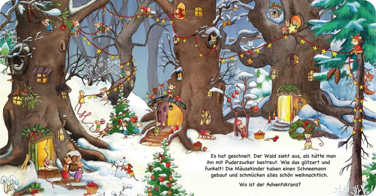 Bild: 9783480240951 | Fröhliche Weihnachten | Kleines Wimmelbuch für Kinder ab 2 Jahren