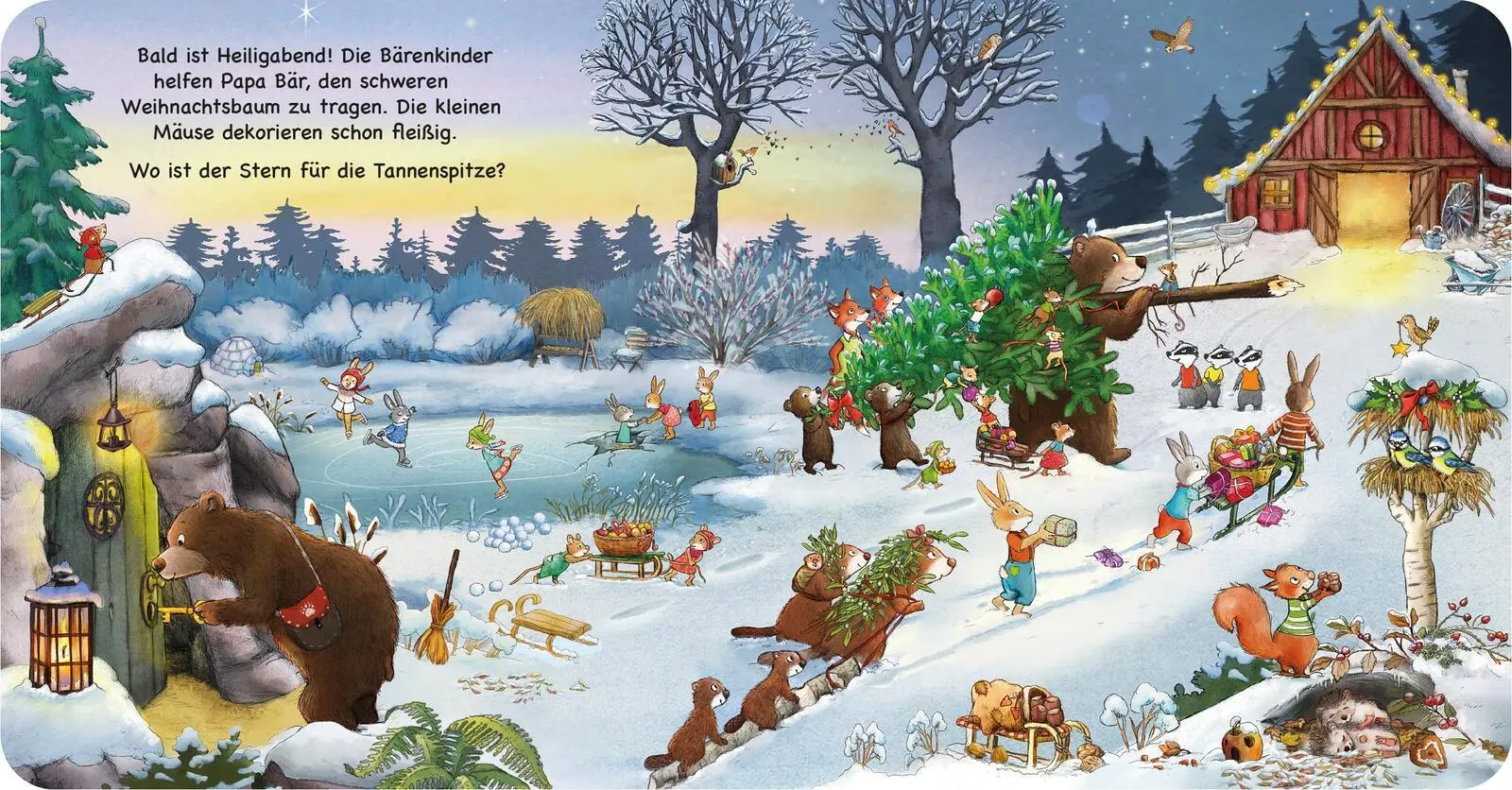 Bild: 9783480240951 | Fröhliche Weihnachten | Kleines Wimmelbuch für Kinder ab 2 Jahren