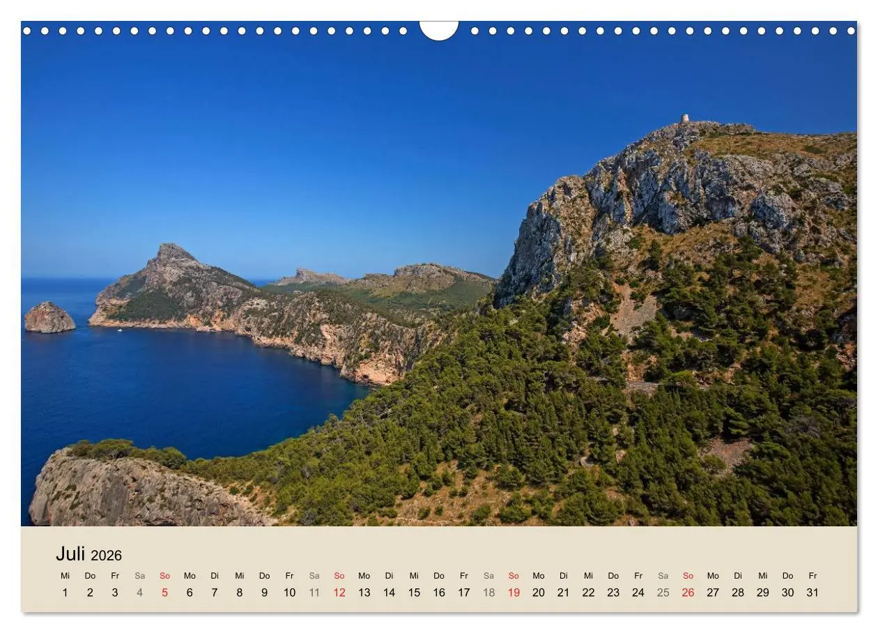 Bild: 9783516040951 | Mallorca - Traumhafte Balearen Insel (Wandkalender 2026 DIN A3...
