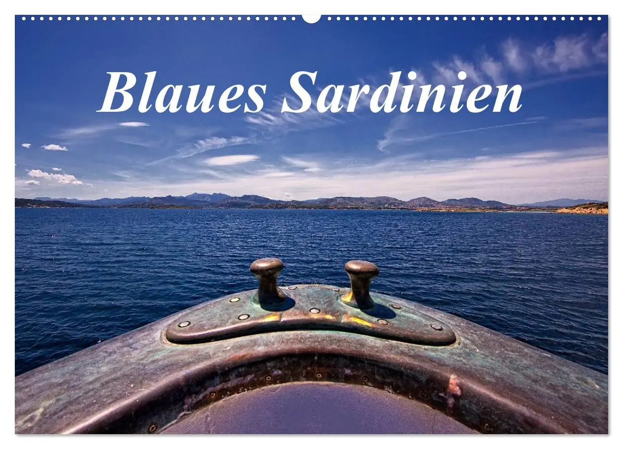 Cover: 9783516110951 | Blaues Sardinien (Wandkalender 2026 DIN A2 quer), CALVENDO...